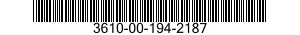 3610-00-194-2187  3610001942187 001942187