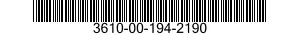 3610-00-194-2190  3610001942190 001942190