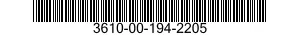 3610-00-194-2205  3610001942205 001942205