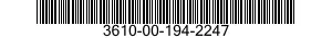 3610-00-194-2247  3610001942247 001942247