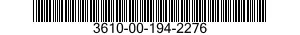3610-00-194-2276  3610001942276 001942276