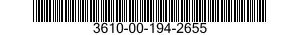 3610-00-194-2655  3610001942655 001942655