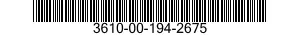 3610-00-194-2675  3610001942675 001942675