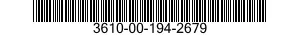 3610-00-194-2679  3610001942679 001942679