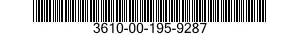 3610-00-195-9287  3610001959287 001959287
