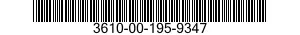 3610-00-195-9347  3610001959347 001959347