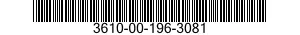 3610-00-196-3081  3610001963081 001963081