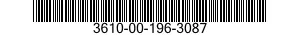 3610-00-196-3087  3610001963087 001963087