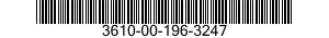 3610-00-196-3247  3610001963247 001963247