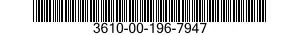 3610-00-196-7947  3610001967947 001967947
