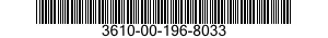 3610-00-196-8033  3610001968033 001968033