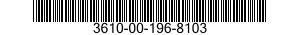 3610-00-196-8103  3610001968103 001968103