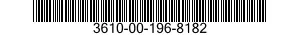 3610-00-196-8182  3610001968182 001968182