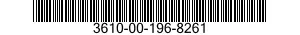 3610-00-196-8261  3610001968261 001968261