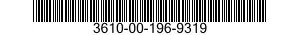 3610-00-196-9319  3610001969319 001969319