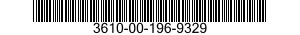 3610-00-196-9329  3610001969329 001969329