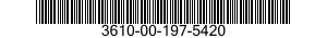 3610-00-197-5420  3610001975420 001975420