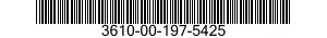 3610-00-197-5425  3610001975425 001975425