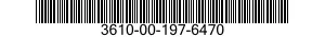 3610-00-197-6470  3610001976470 001976470