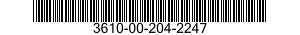 3610-00-204-2247  3610002042247 002042247