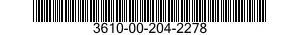 3610-00-204-2278  3610002042278 002042278