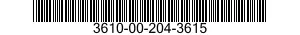 3610-00-204-3615  3610002043615 002043615