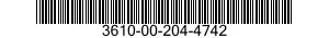 3610-00-204-4742  3610002044742 002044742