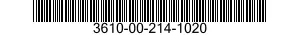 3610-00-214-1020  3610002141020 002141020