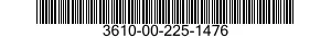 3610-00-225-1476  3610002251476 002251476