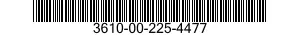 3610-00-225-4477 SPROCKET,SPINDLE 3610002254477 002254477