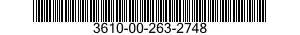 3610-00-263-2748  3610002632748 002632748