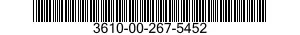 3610-00-267-5452 CAM 3610002675452 002675452