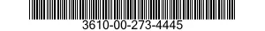 3610-00-273-4445  3610002734445 002734445