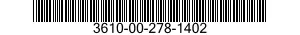 3610-00-278-1402  3610002781402 002781402