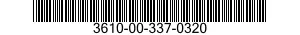 3610-00-337-0320  3610003370320 003370320