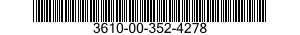 3610-00-352-4278  3610003524278 003524278