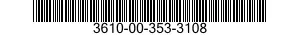 3610-00-353-3108  3610003533108 003533108