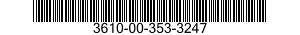 3610-00-353-3247  3610003533247 003533247