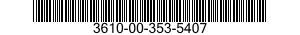 3610-00-353-5407  3610003535407 003535407