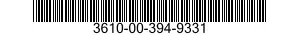 3610-00-394-9331  3610003949331 003949331