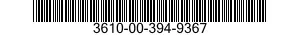 3610-00-394-9367  3610003949367 003949367