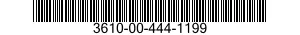 3610-00-444-1199  3610004441199 004441199