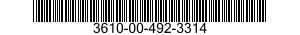 3610-00-492-3314  3610004923314 004923314