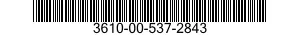 3610-00-537-2843  3610005372843 005372843