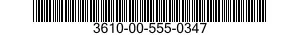 3610-00-555-0347  3610005550347 005550347