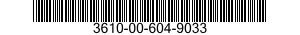3610-00-604-9033  3610006049033 006049033