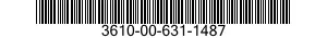 3610-00-631-1487  3610006311487 006311487