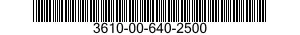 3610-00-640-2500  3610006402500 006402500
