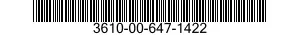 3610-00-647-1422  3610006471422 006471422