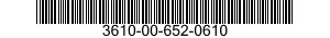 3610-00-652-0610  3610006520610 006520610